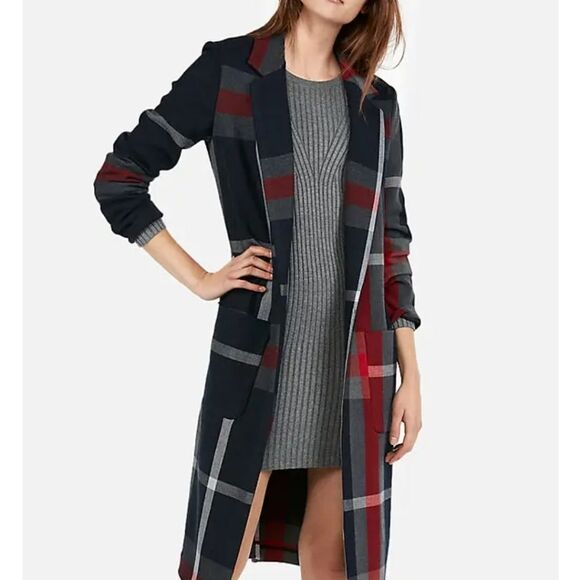 Express plaid coat - Picture 2 of 11